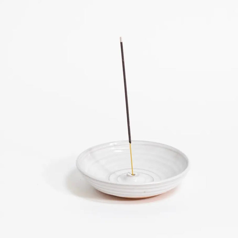 Incense Burner, White
