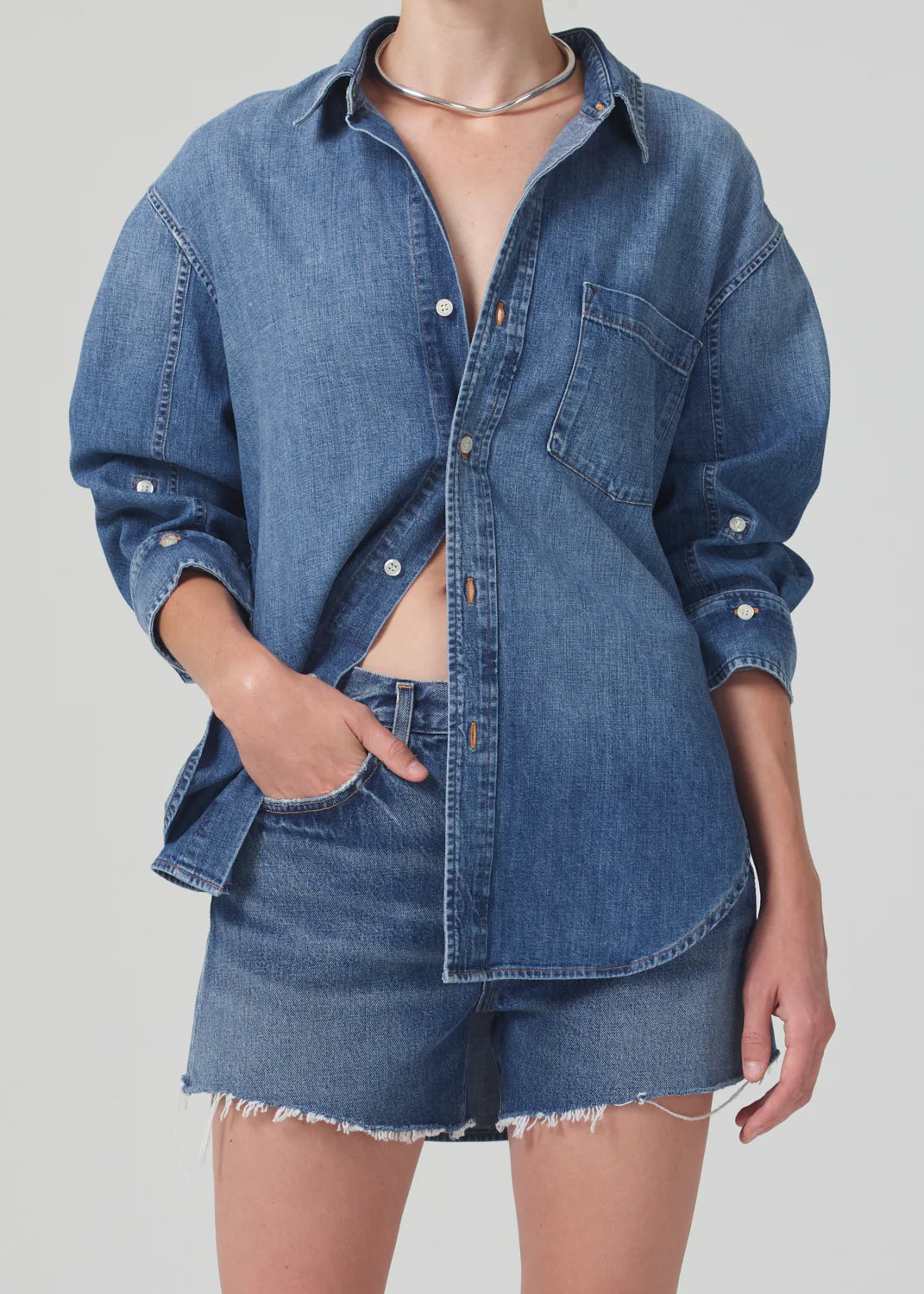 Kayla - Denim Shirt