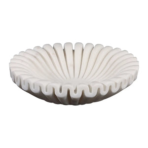 Sagebrook Home, Marble Pleated Bowl