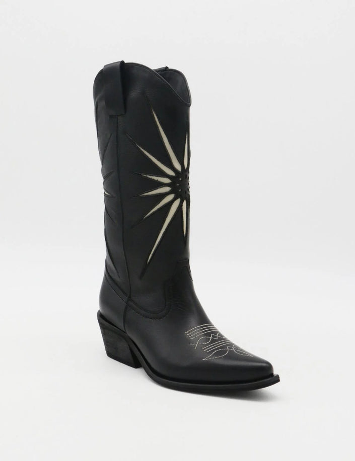 Stivali, Moonrise Western Cowboy Boot, Black