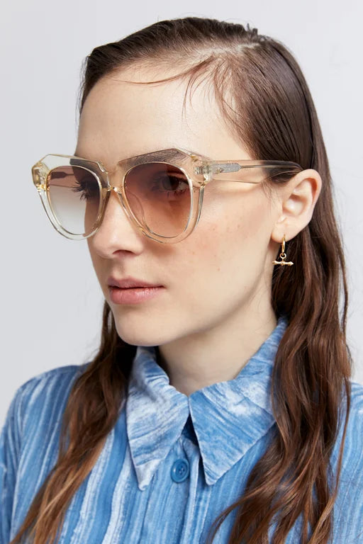 Number One Vintage Clear Sunglasses