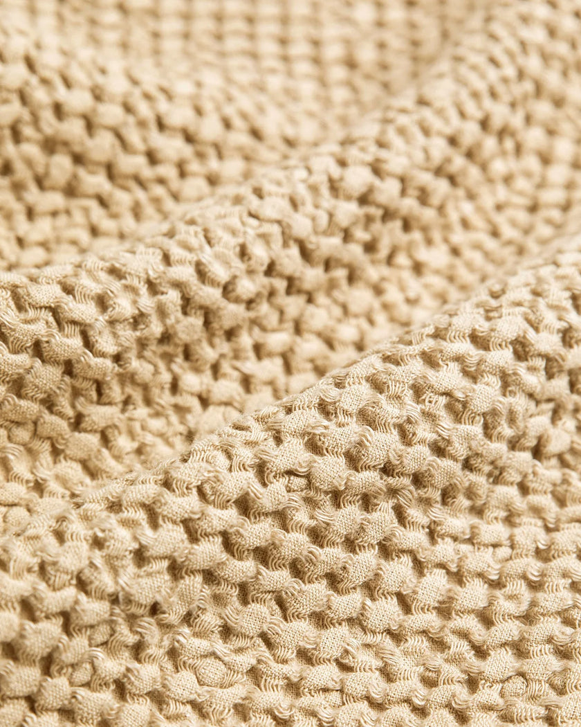 Waffle Linen Throw