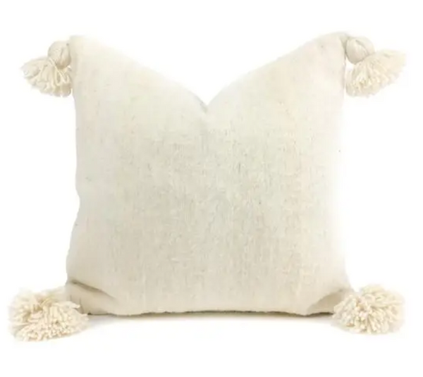 Crested Butte Pillow, Ivory