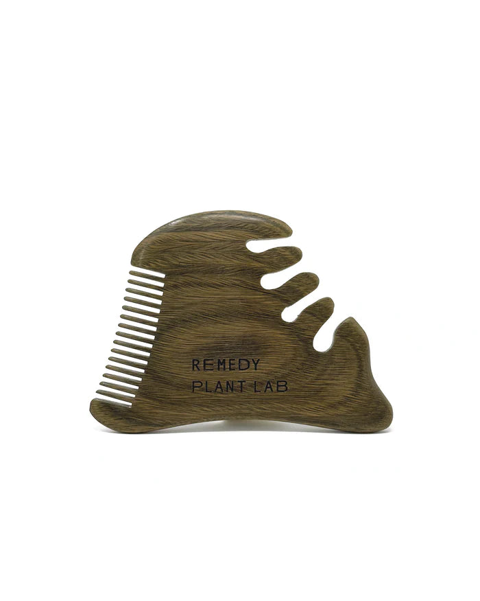 Scalp Massager Comb + Gua Sha